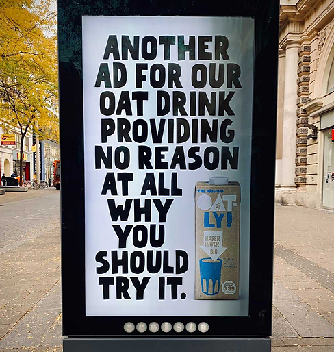 Digital street display running a campaign